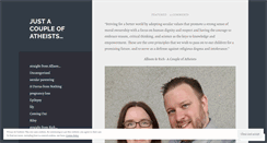 Desktop Screenshot of coupleofatheists.com