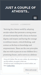 Mobile Screenshot of coupleofatheists.com